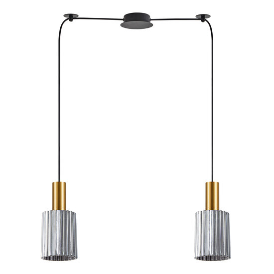 Homelighting Adept Tube SE21-GM-4-BL2-GL1 - Moderne Pendelleuchte für stilvolle Beleuchtung
