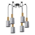 Homelighting Adept Tube SE21-GM-4-BL6-GL1 - Suspension moderne pour un éclairage élégant
