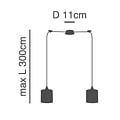 Homelighting Adept SE21-BL-B10-BL2-SH3 - Stylish pendant lamp for any space