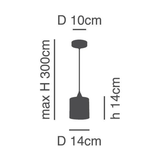 Homelighting Adept SE21-BL-B10-SH3 - Stilvolle Pendelleuchte für jeden Raum