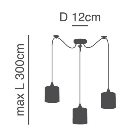 Homelighting Adept SE21-BL-B10-BL3-SH2 - Stilvolle Pendelleuchte für jeden Raum