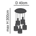 Homelighting Adept SE21-BL-B10-BL5-SH3 - Créez une ambiance chaleureuse