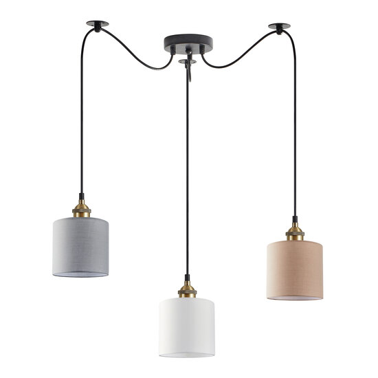 Homelighting Magnum Flex SE21-BR-10-BL3-SH123 - Lampe suspendue élégante pour un éclairage d'ambiance