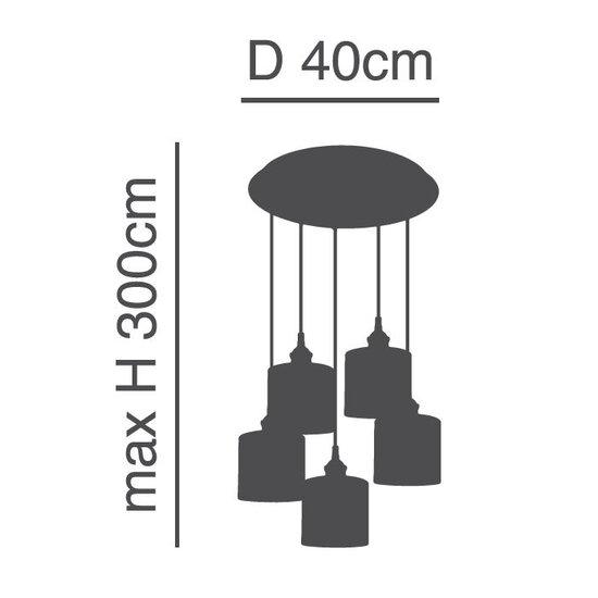 Homelighting Magnum Flex SE21-BR-10-5BL-SH123 - Create a Cozy Atmosphere
