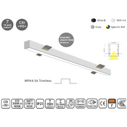 Homelighting MP44.56T-227-S-3-O-OF-WH 44.5x56mm 227cm