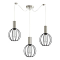 Homelighting Adept Tube SE21-NM-4-NM3-GR2 - Lampe suspendue industrielle élégante