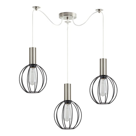 Homelighting Adept Tube SE21-NM-4-NM3-GR2 - Stylish Industrial Pendant Lamp