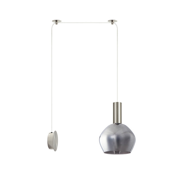 Homelighting Adept Tube SE21-NM-4-NM1W-GL2 - Modern wall lamp for stylish lighting