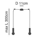 Homelighting Adept Tube SE21-NM-4-NM2-MS50 - Stylish industrial pendant lamp for any space