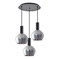 Homelighting Adept Tube SE21-BL-4-3BL-GL2 - Lámpara colgante moderna para una iluminación elegante