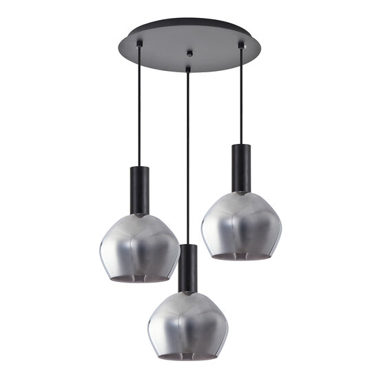 Homelighting Adept Tube SE21-BL-4-3BL-GL2 - Moderne hanglamp voor sfeervolle verlichting