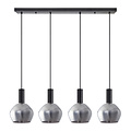 Homelighting Adept Tube SE21-BL-4-4BL-GL2 - Moderne hanglamp voor sfeervolle verlichting