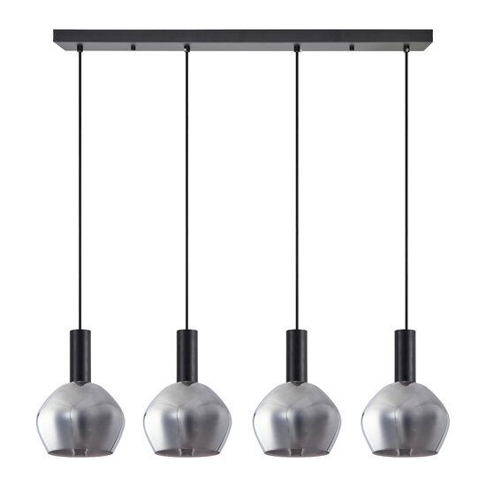 Homelighting Adept Tube SE21-BL-4-4BL-GL2 - Suspension moderne pour un éclairage élégant