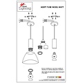 Homelighting Adept Tube SE21-NM-4-5NM-MS3 - Modern design for stylish lighting