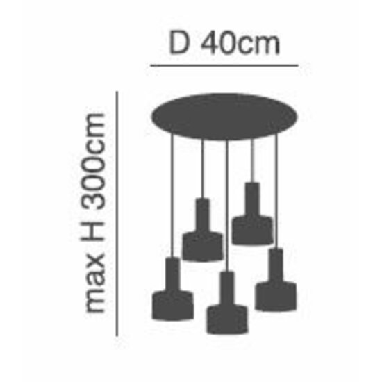 Homelighting Adept Tube SE21-NM-4-5NM-MS1 - Design moderne pour un éclairage élégant
