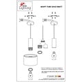 Homelighting Adept Tube SE21-NM-4-NM3-MS1 - Modern pendant lamp for stylish lighting