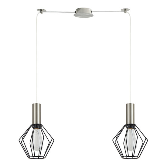 Homelighting Adept Tube SE21-NM-4-NM2-GR1 - Lampe suspendue industrielle élégante