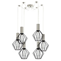 Homelighting Adept Tube SE21-NM-4-NM6-GR1 - Stilvolle industrielle Pendelleuchte für jeden Raum