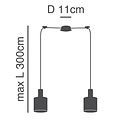 Homelighting Adept Tube SE21-NM-4-NM2-SH3 - Modern und stilvoll für jeden Raum