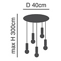 Homelighting Adept Tube SE21-NM-4-5NM-SH1 - Modern pendant lamp for stylish lighting