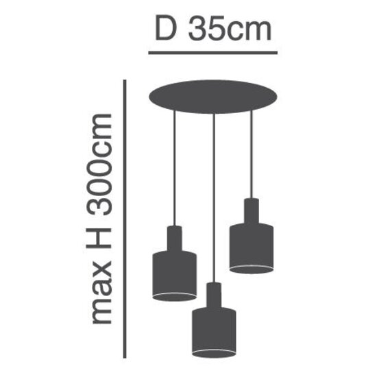 Homelighting Adept Tube SE21-NM-4-3NM-SH1 - Modernes Design für gemütliche Beleuchtung