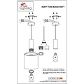Homelighting Adept Tube SE21-NM-4-NM2-SH1 - Modern design for stylish lighting