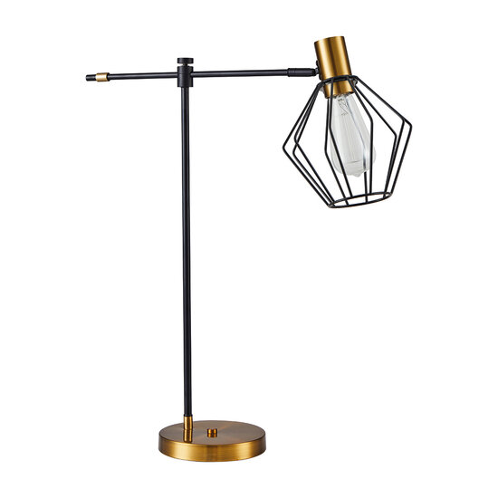 Homelighting Adept SE21-GM-36-GR1 - Lámpara de mesa elegante para cualquier espacio