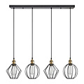 Homelighting Magnum Flex SE21-BR-10-4BL-GR12 - Stylish Industrial Pendant Light