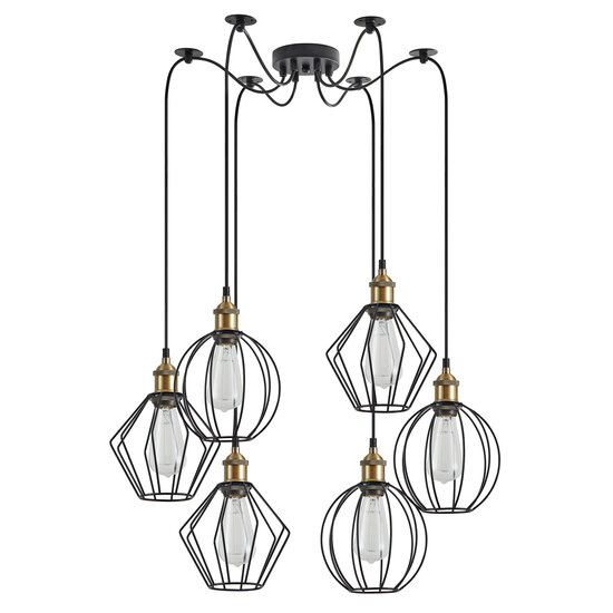 Homelighting Magnum Flex SE21-BR-10-BL6-GR12 - Crea una atmósfera industrial en tu espacio