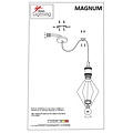 Homelighting Magnum Flex SE21-BR-10-BL3-GR12 - Stilvolle industrielle Pendelleuchte für jeden Raum