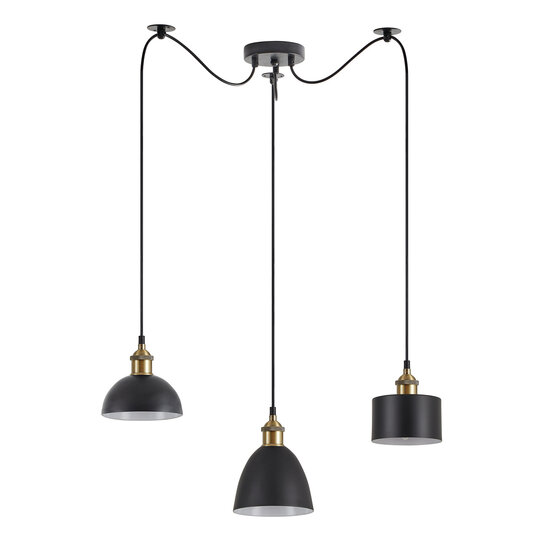 Homelighting Magnum Flex SE21-BR-10-BL3-MS12 - Lámpara colgante moderna para una iluminación elegante