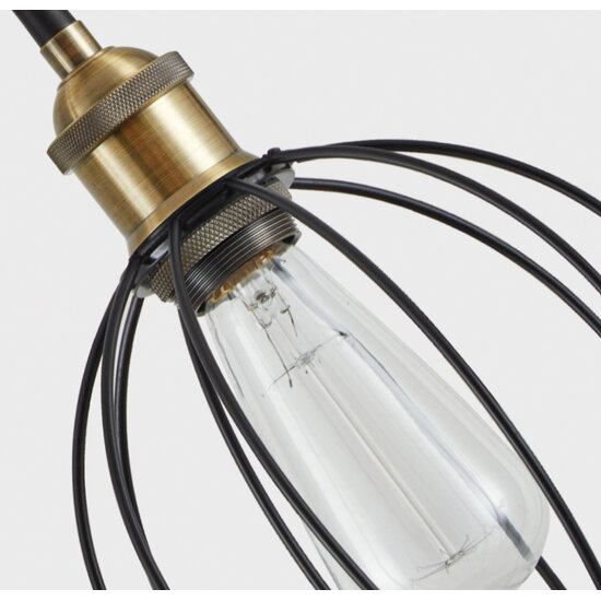 Homelighting Magnum Flex SE21-BR-10-3BL-GR12 - Stylish industrial pendant lamp for any space