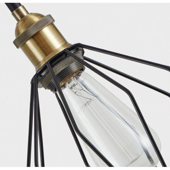 Homelighting Magnum Flex SE21-BR-10-3BL-GR12 - Lámpara colgante industrial elegante para cualquier espacio