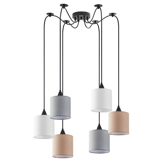 Homelighting Adept Flex SE21-BL-B10-BL6-SH123 - Lámpara colgante moderna para una iluminación elegante