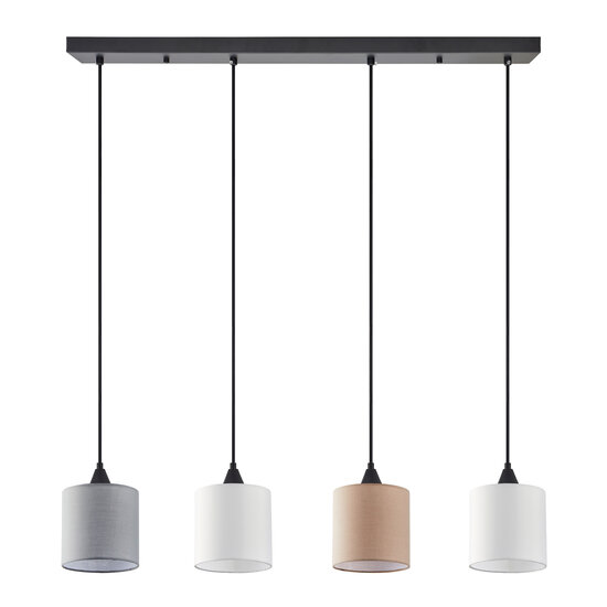 Homelighting Adept Flex SE21-BL-B10-4BL-SH123 - Moderne hanglamp voor sfeervolle verlichting
