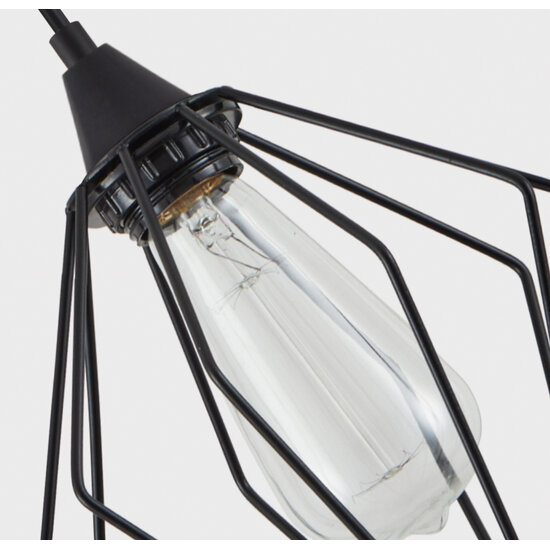 Homelighting Adept Flex SE21-BL-B10-5BL-GR12 - Stylish industrial pendant lamp for any space