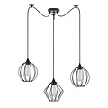 Homelighting Adept Flex SE21-BL-B10-BL3-GR12 - Lampe suspendue industrielle élégante