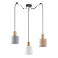Homelighting Adept Flex SE21-GM-4-BL3-SH12 - Lámpara colgante moderna para una iluminación elegante