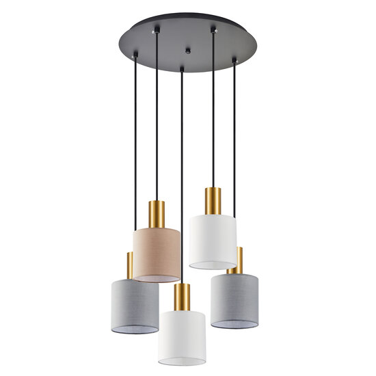 Homelighting Adept Flex SE21-GM-4-5BL-SH123 - Modern pendant lamp for stylish lighting