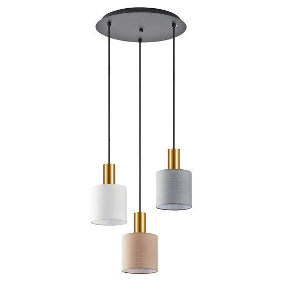 Homelighting Adept Flex SE21-GM-4-3BL-SH123 - Suspension moderne pour un éclairage élégant