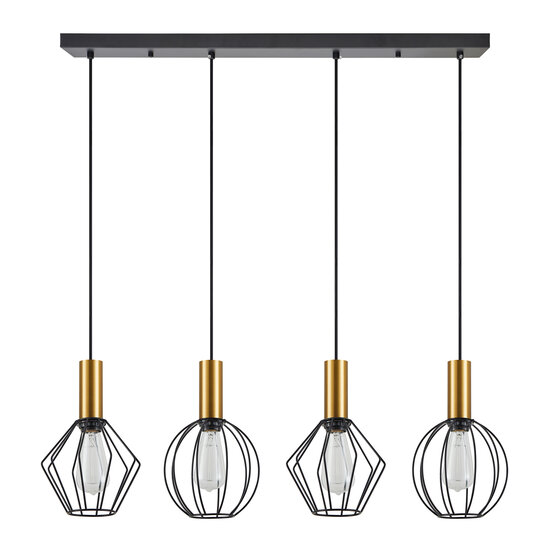 Homelighting Adept Flex SE21-GM-4-4BL-GR12 - Creëer een industriële sfeer in uw ruimte
