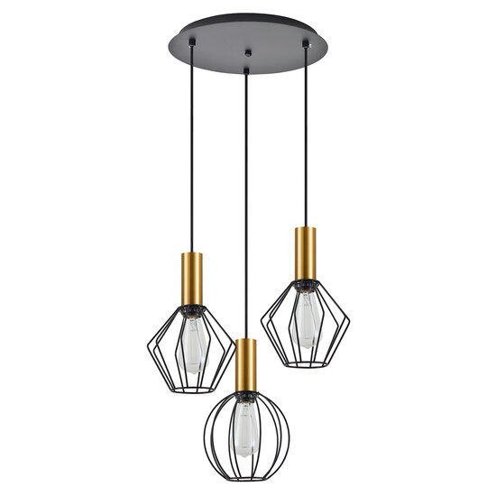 Homelighting Adept Flex SE21-GM-4-3BL-GR12 - Stijlvolle industriële hanglamp voor elke ruimte