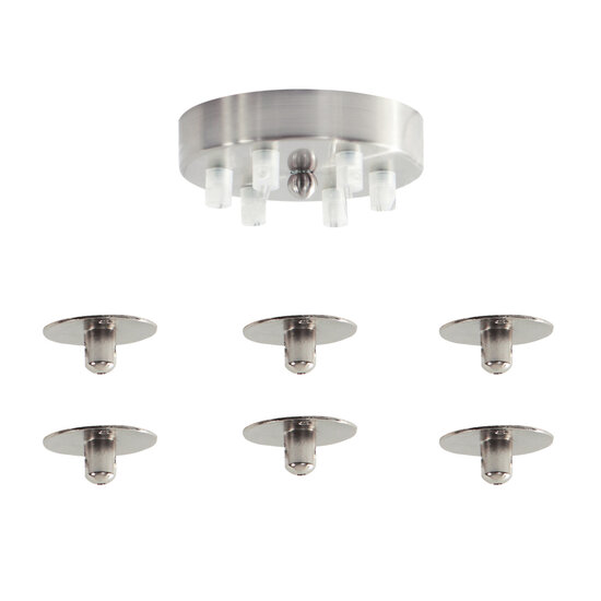 Homelighting Adept Flex SE21-NM-4-BL6-SH12 - Lámpara colgante moderna para una iluminación elegante