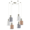 Homelighting Adept Flex SE21-NM-4-BL6-SH12 - Modern pendant lamp for stylish lighting