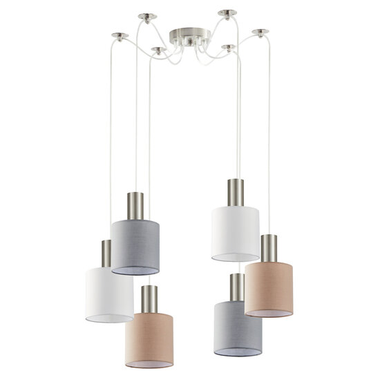 Homelighting Adept Flex SE21-NM-4-BL6-SH12 - Lámpara colgante moderna para una iluminación elegante