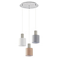 Homelighting Adept Flex SE21-NM-4-3BL-SH123 - Lámpara colgante moderna para una iluminación elegante