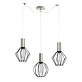 Homelighting Adept Flex SE21-NM-4-BL3-GR12 - Lámpara colgante industrial elegante