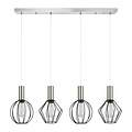 Homelighting Adept Flex SE21-NM-4-4BL-GR12 - Suspension industrielle élégante pour tous les espaces