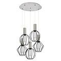 Homelighting Adept Flex SE21-NM-4-5BL-GR12 - Stilvolle industrielle Pendelleuchte für jeden Raum