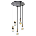 Homelighting Magnum SE21-BR-10-5BL - Stilvolle industrielle Pendelleuchte für jeden Raum